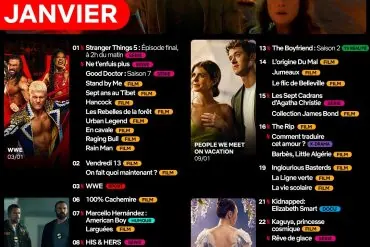Netflix : toutes les nouveautés films et séries de janvier 2026