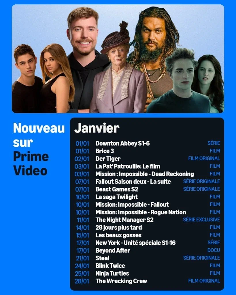 Prime Video : toutes les nouveautés films et séries de janvier 2026 3 Prime Video : toutes les nouveautés films et séries de janvier 2026