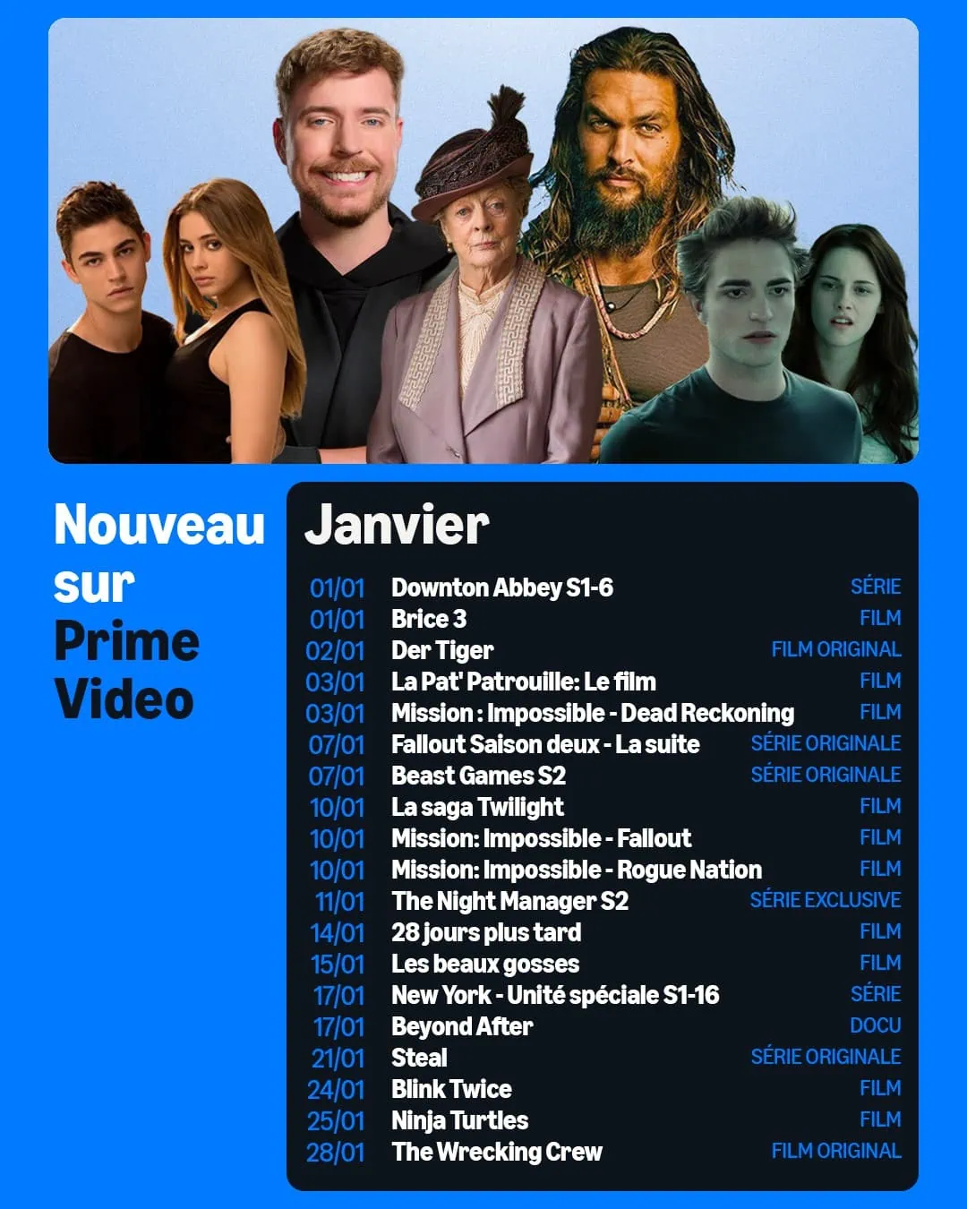 Prime Video : toutes les nouveautés films et séries de janvier 2026 2 Prime Video : toutes les nouveautés films et séries de janvier 2026