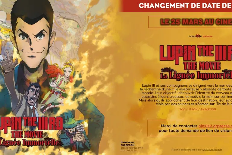 Lupin the IIIrd: La lignée immortelle change de date de sortie 12 Lupin the IIIrd: La lignée immortelle change de date de sortie