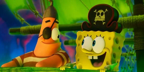 Sorties VOD US : Bob l'éponge, le film : Un pour tous, tous pirates ! arrive enfin cette semaine (Calendrier) 2 Affiche The SpongeBob Movie: Search for SquarePants