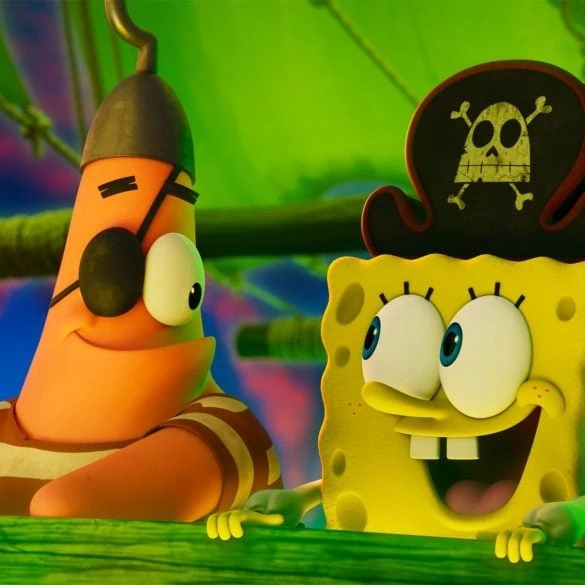 Sorties VOD US : Bob l'éponge, le film : Un pour tous, tous pirates ! arrive enfin cette semaine (Calendrier) 13 Affiche The SpongeBob Movie: Search for SquarePants
