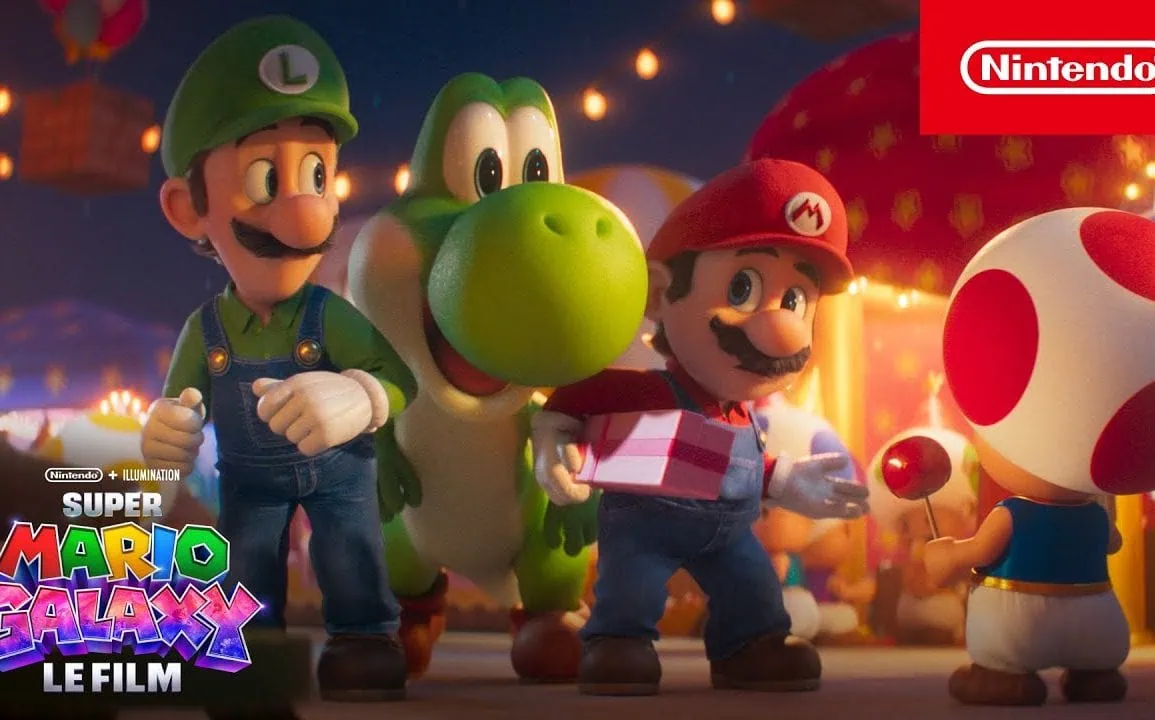 Bande annonce Super Mario Galaxy Le Film : Yoshi débarque 1 Bande annonce Super Mario Galaxy Le Film : Yoshi débarque