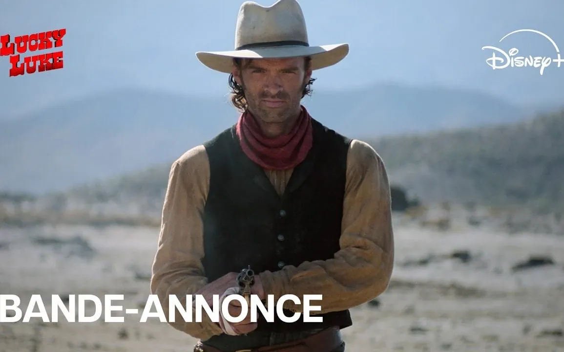 Bande-annonce de Lucky Luke : Alban Lenoir incarne le cowboy solitaire sur Disney+ 1 Bande-annonce de Lucky Luke : Alban Lenoir incarne le cowboy solitaire sur Disney+