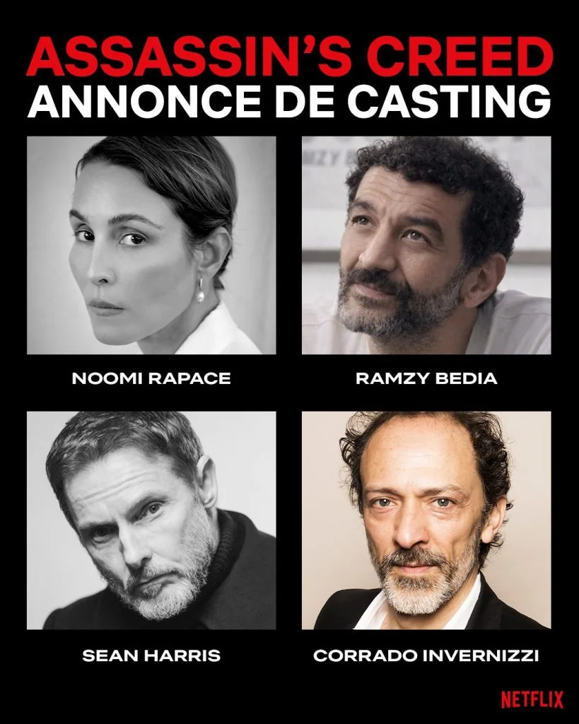Assassin's Creed sur Netflix : Noomi Rapace et Ramzy Bedia rejoignent le casting de la série live-action