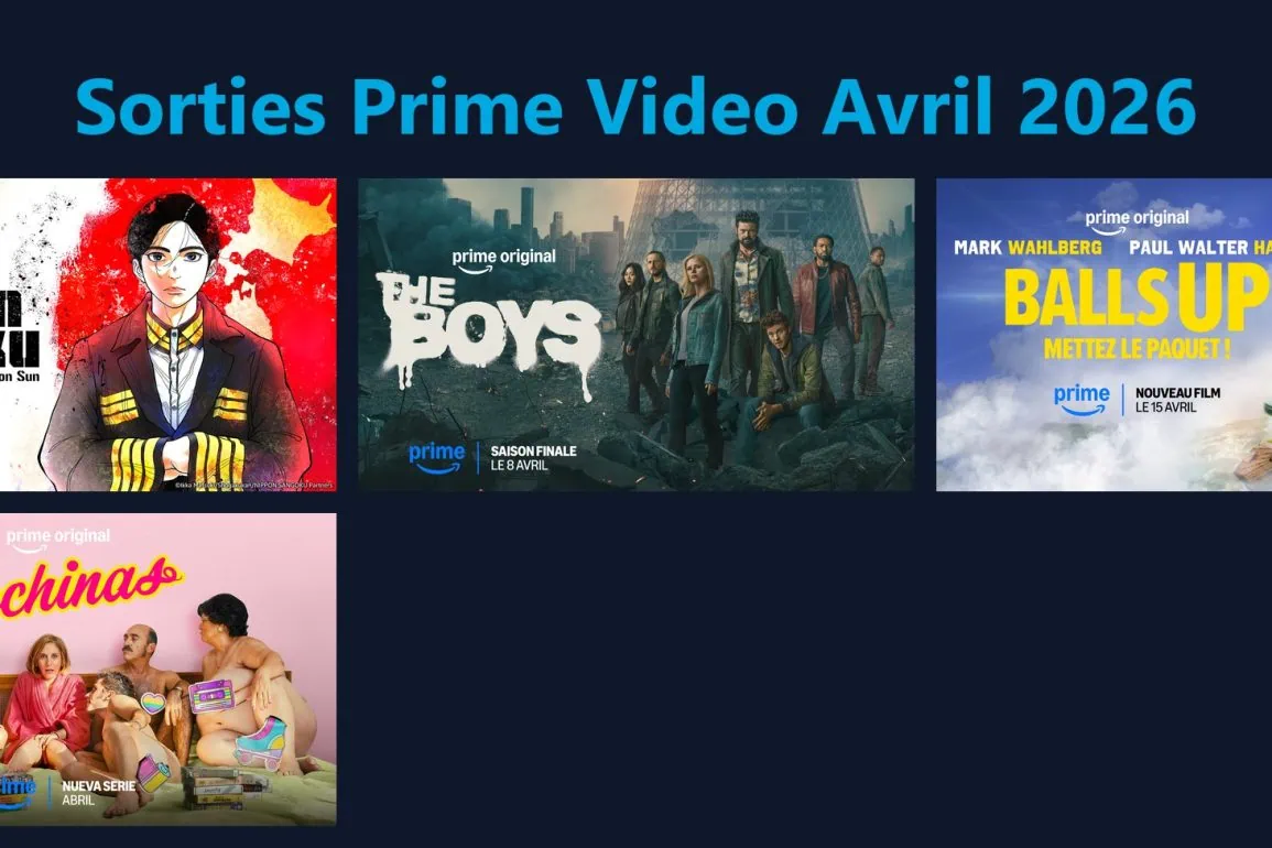 Prime Video avril 2026 : toutes les nouveautés films et séries du mois 1 Prime Video avril 2026 : toutes les nouveautés films et séries du mois