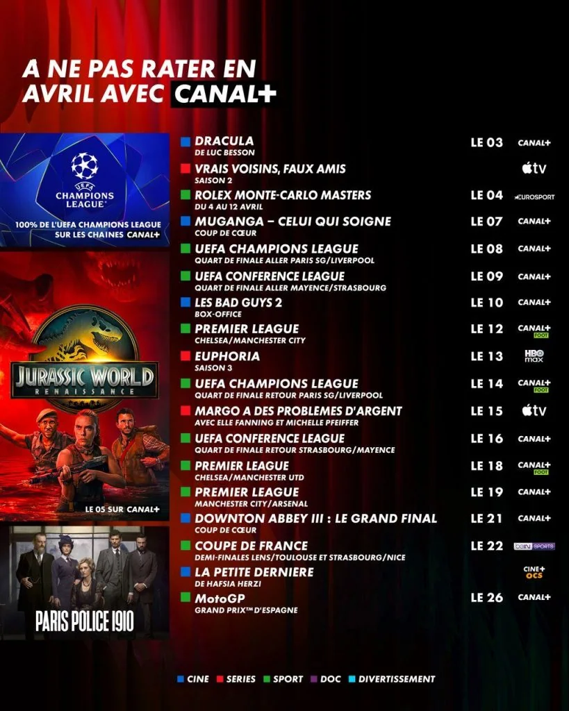 Sorties Canal+ avril 2026 : les films, séries et sport à ne pas rater ce mois-ci 3 Sorties Canal+ avril 2026 : les films, séries et sport à ne pas rater ce mois-ci