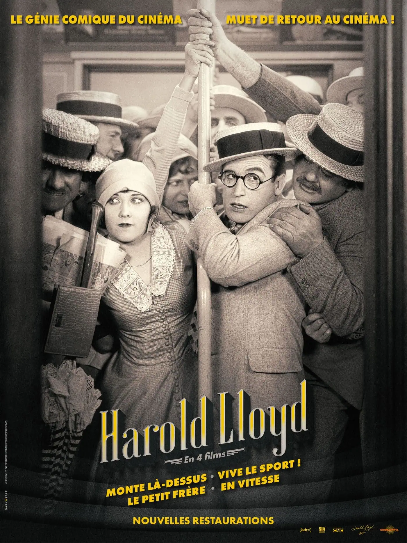Harold Lloyd en 4 films restaurés au cinéma le 22 avril 2 Harold Lloyd en 4 films restaurés au cinéma le 22 avril