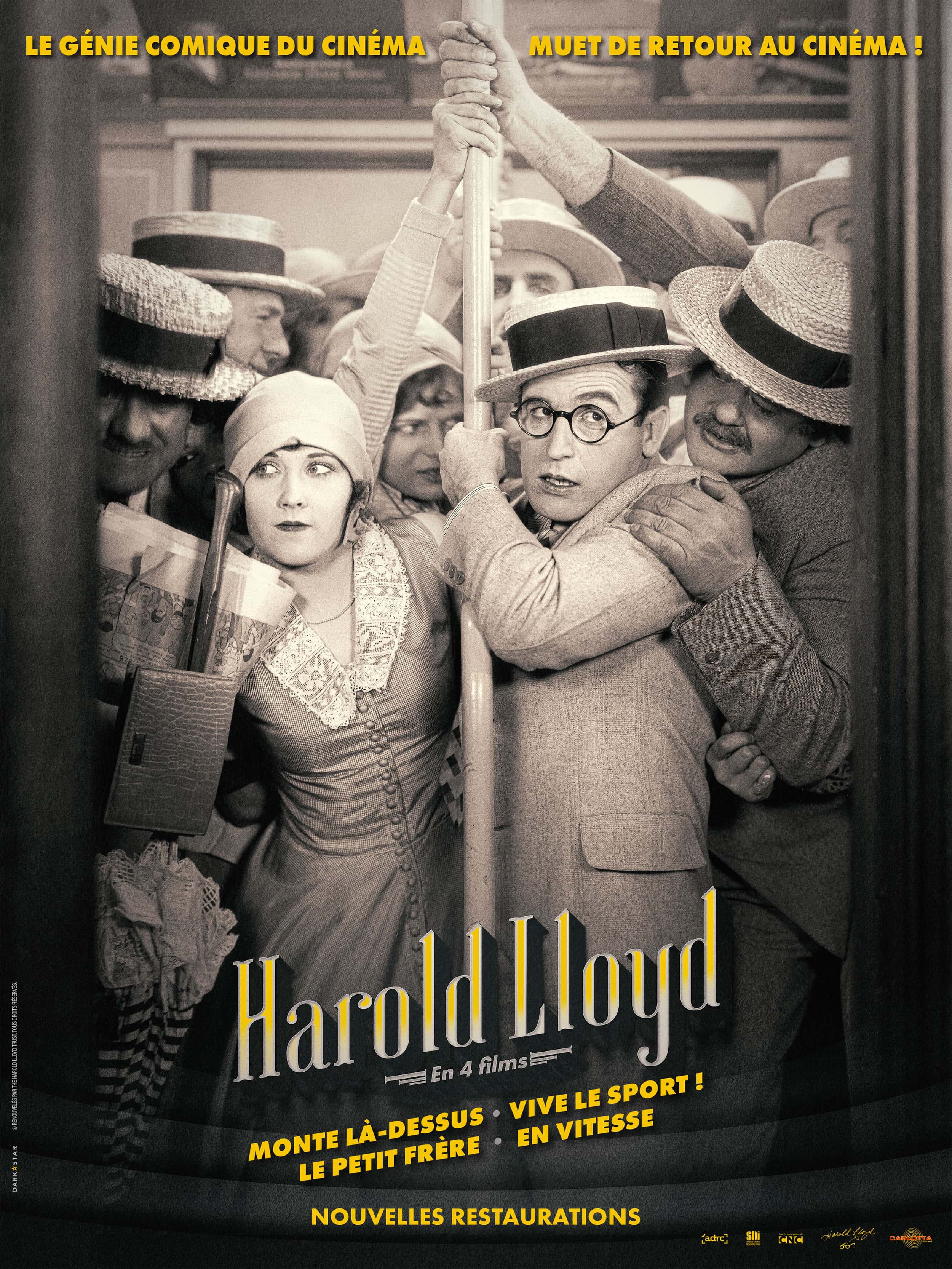 Harold Lloyd en 4 films restaurés au cinéma le 22 avril 3 Harold Lloyd en 4 films restaurés au cinéma le 22 avril