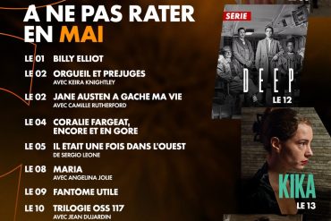 Sorties OCS mai 2026 : Kaamelott Deuxième Volet, God Save The Tuche, Maria et plus