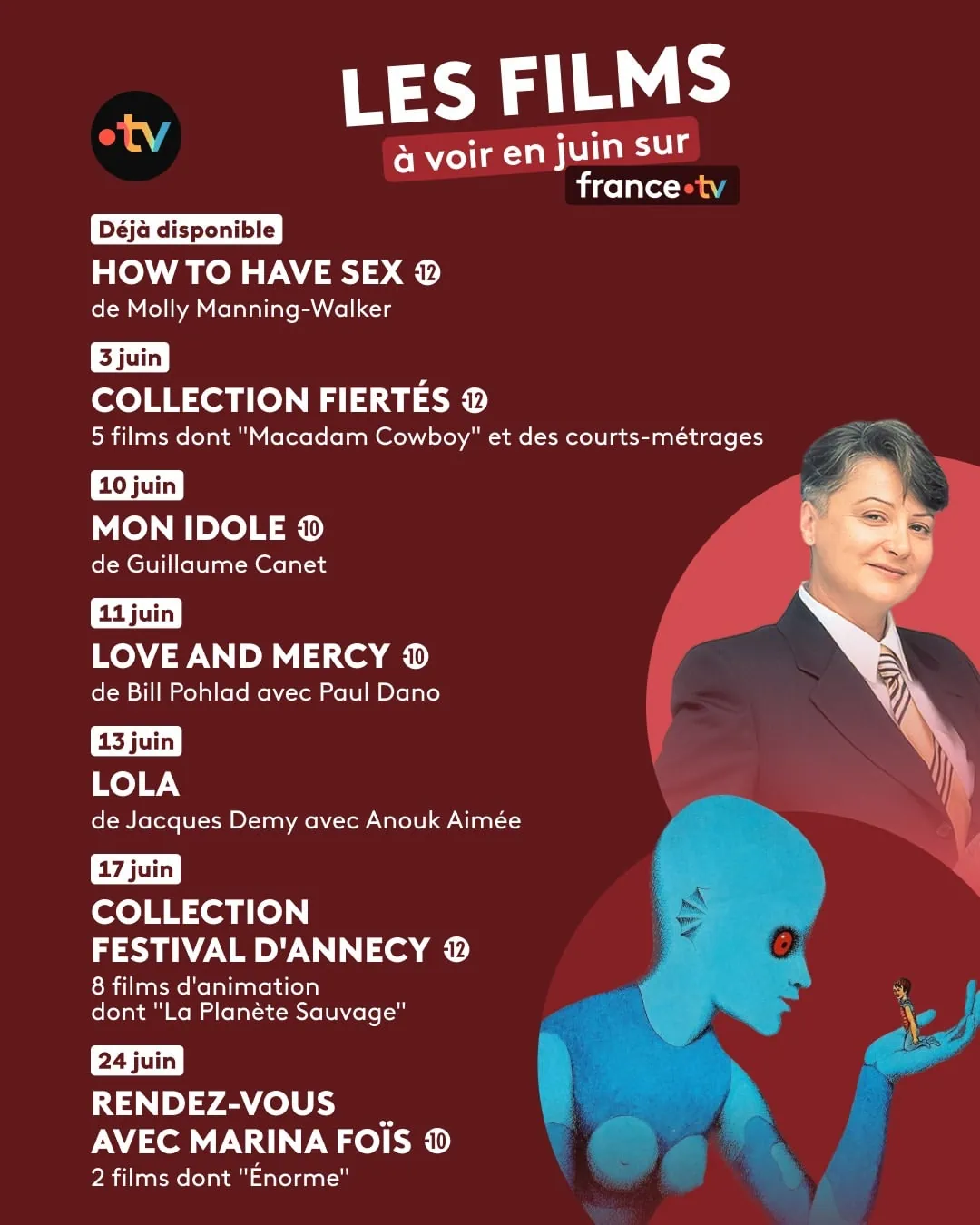 Nouveautés et sorties France TV juin 2026 : tous les films et séries du mois 4 Calendrier France TV juin