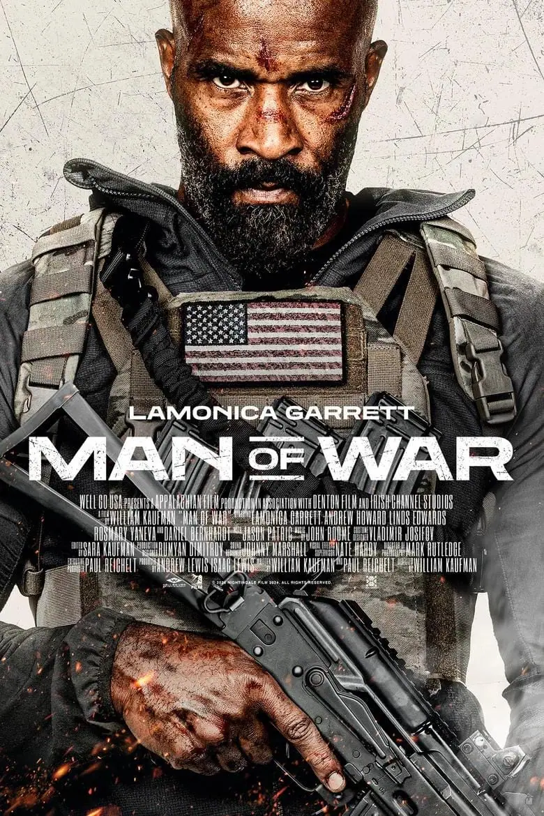 Sorties VOD US du 28 juin 2026 : 8 films dont Le Diable s'habille en Prada 2 10 Affiche du film Man of War – sortie VOD juillet 2026