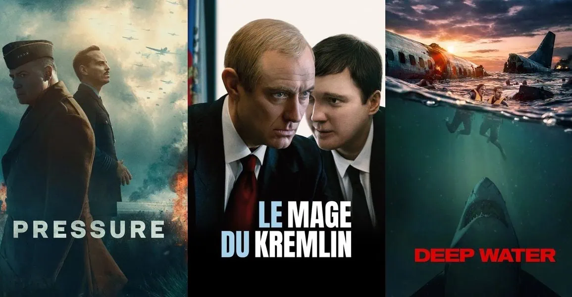 Sorties VOD du 14 juin 2026 : 8 films dont Pressure 1 Nouveautés VOD US June 2026 : Pressure – Le Mage du Kremlin – Deep Water