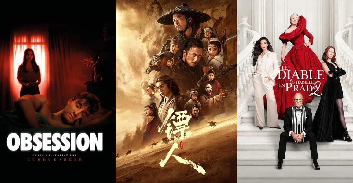 Sorties VOD US du 28 juin 2026 : 8 films dont Le Diable s'habille en Prada 2 1 Nouveautés VOD US June 2026 : Obsession – Blades of the Guardians – Le Diable s'habille en Prada 2