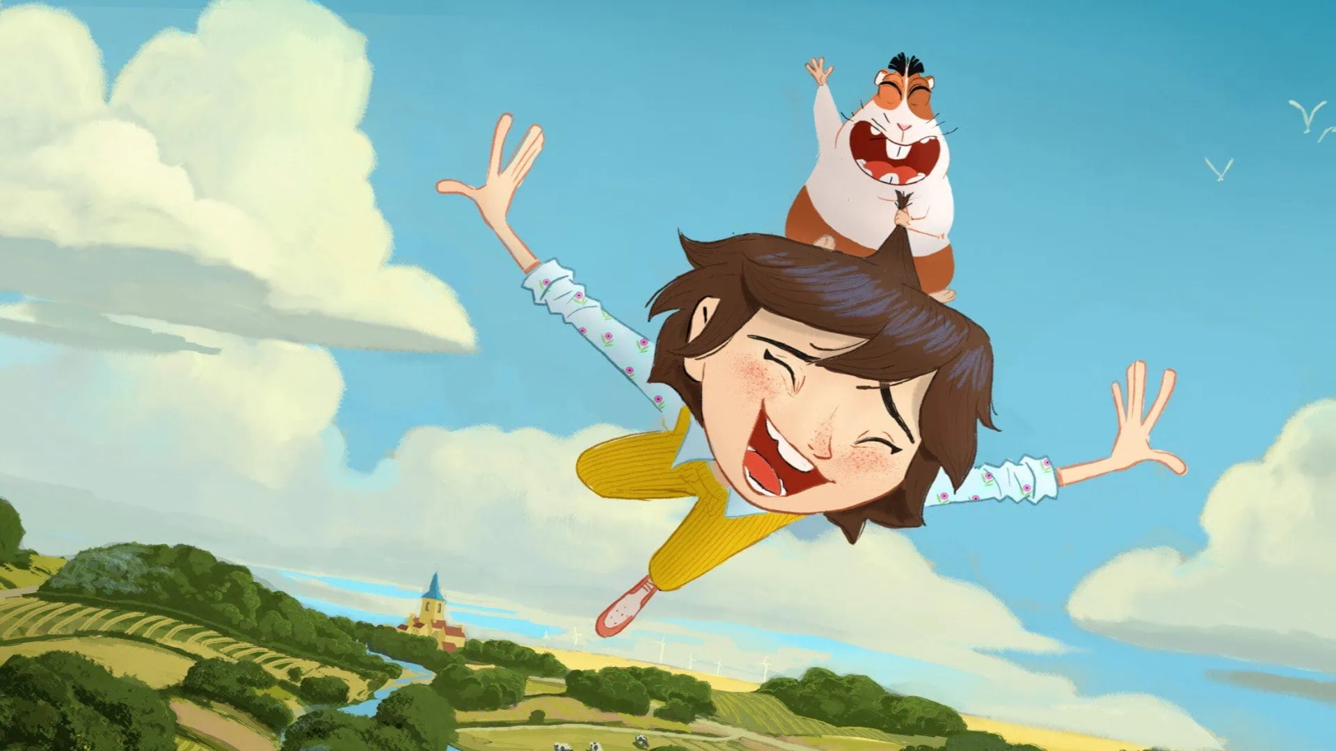 Bande annonce de La Fille dans les nuages : une aventure animée portée par une plume magique 4 Bande annonce de La Fille dans les nuages : une aventure animée portée par une plume magique