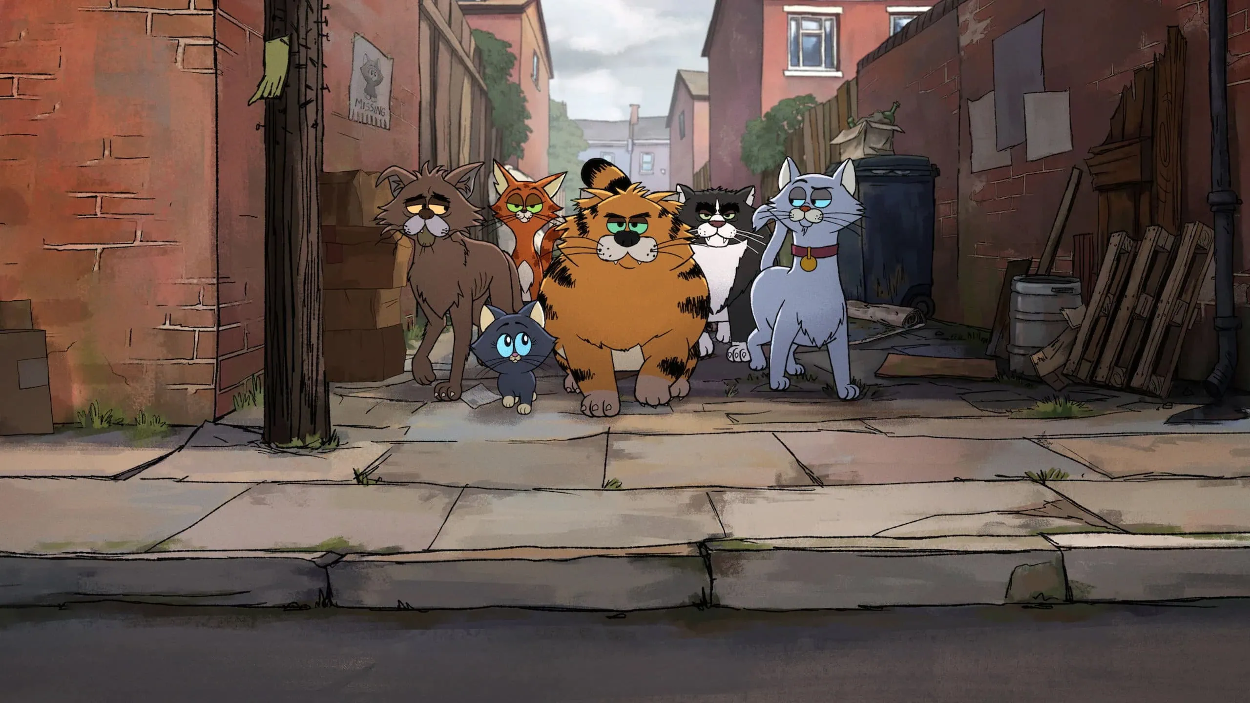 Bande annonce de Ricky Gervais Alley Cats : la nouvelle série animée féline de Netflix 4 Bande annonce de Ricky Gervais Alley Cats : la nouvelle série animée féline de Netflix