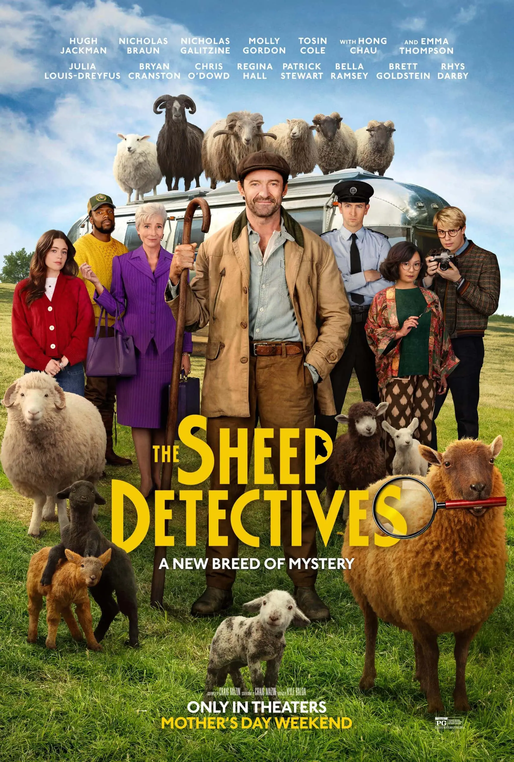 Critique de Les Moutons détectives 5 Affiche officielle du film Les Moutons du00e9tectives