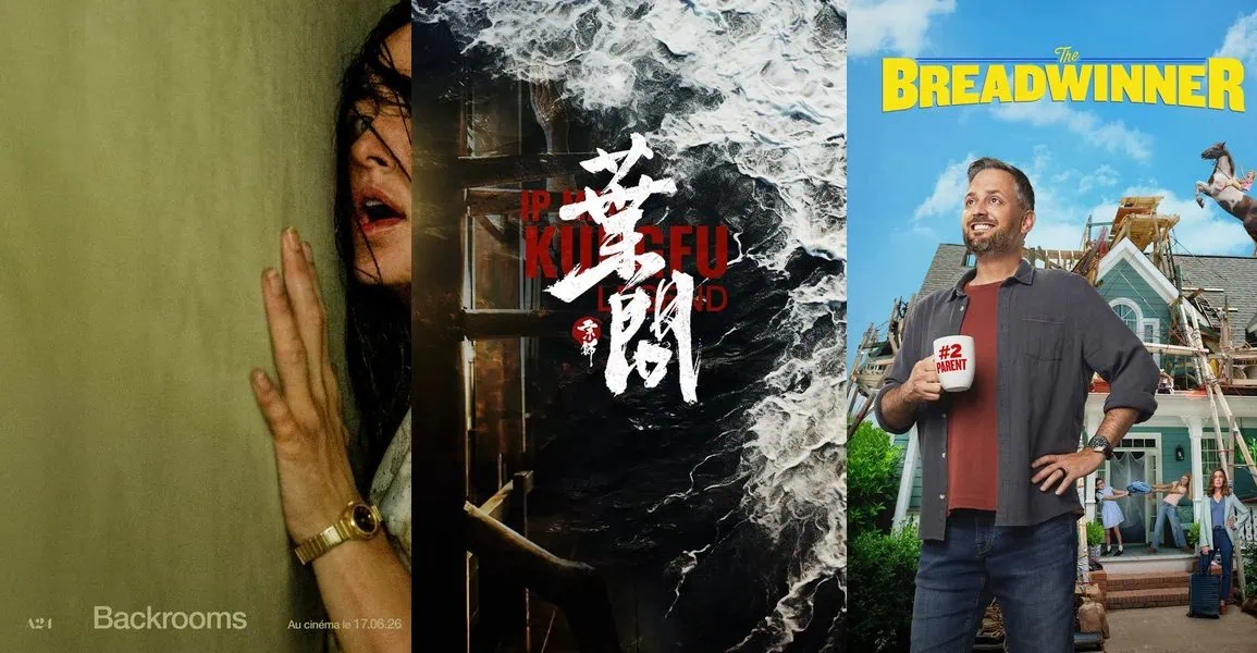 Sorties VOD semaine du 12 juillet 2026 : Backrooms et 6 autres titres 1 Nouveautés VOD US July 2026 : Backrooms – Ip Man : Kung Fu Legend – The Breadwinner