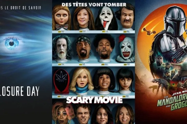 Sorties VOD US : Disclosure Day et 4 nouveautés dès le 19 juillet 2026 15 Nouveautés VOD US July 2026 : Disclosure Day – Scary Movie – The Mandalorian and Grogu