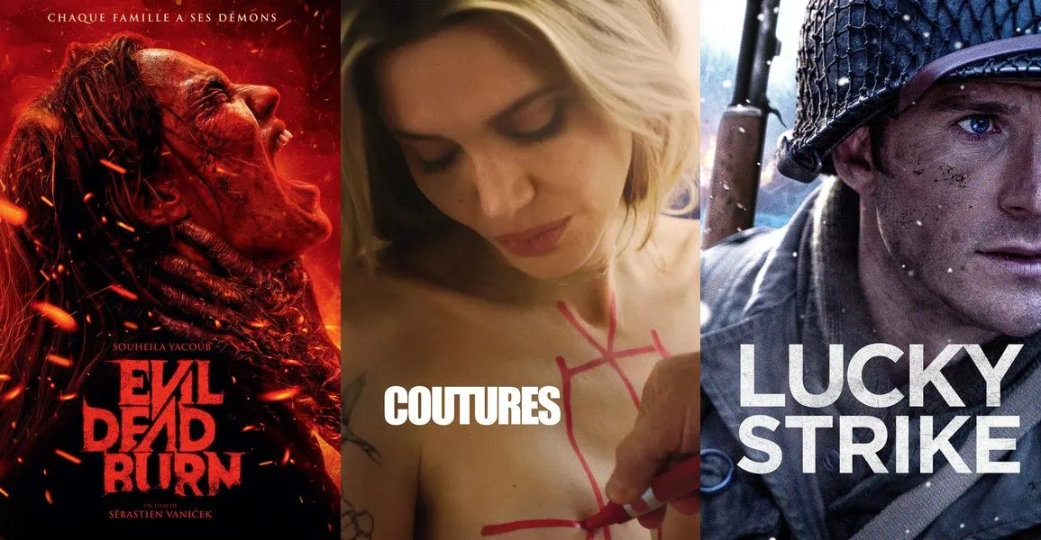 Sorties VOD : Evil Dead Burn et Coutures, semaine du 2 août 2026 1 Nouveautés VOD US August 2026 : Evil Dead Burn – Coutures – Lucky Strike
