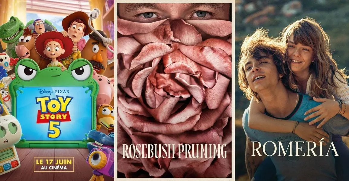 Sorties VOD USA : Toy Story 5 et 8 autres films la semaine du 16 août 1 Nouveautés VOD US August 2026 : Toy Story 5 – Rosebush Pruning – Romería