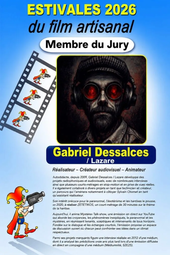 ESTIVALES 2026 DU FILM ARTISANAL : le jury 5 ESTIVALES 2026 DU FILM ARTISANAL : le jury