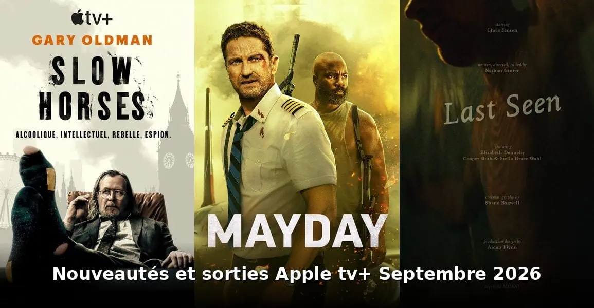 Nouveautés et sorties Apple TV+ septembre 2026 : tous les films et séries du mois 1 Nouveautes et sorties Apple TV+ septembre 2026