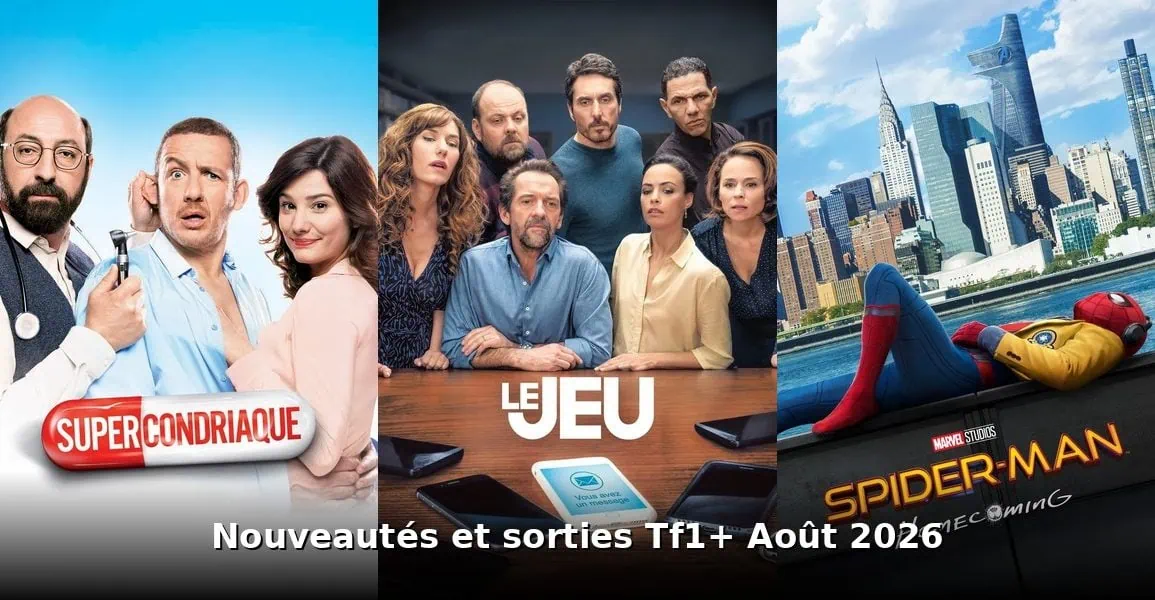 Nouveautés et sorties TF1+ août 2026 : tous les films et séries du mois 1 Nouveautes et sorties TF1+ août 2026