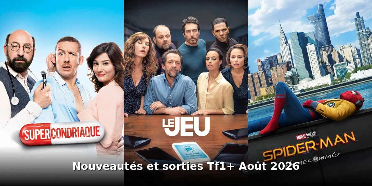 Nouveautés et sorties TF1+ août 2026 : tous les films et séries du mois 2 Nouveautes et sorties TF1+ août 2026
