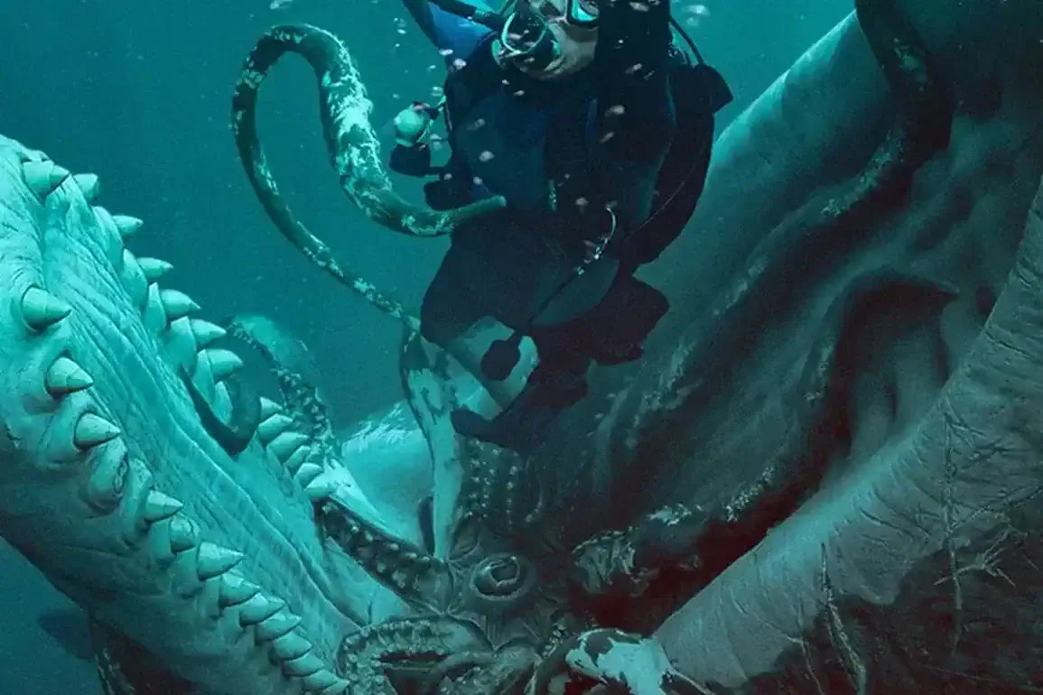 Nouvelle bande-annonce de Englouti (Whalefall) : Austin Abrams piégé dans une baleine 1 Scu00e8ne du film Englouti