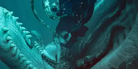 Nouvelle bande-annonce de Englouti (Whalefall) : Austin Abrams piégé dans une baleine