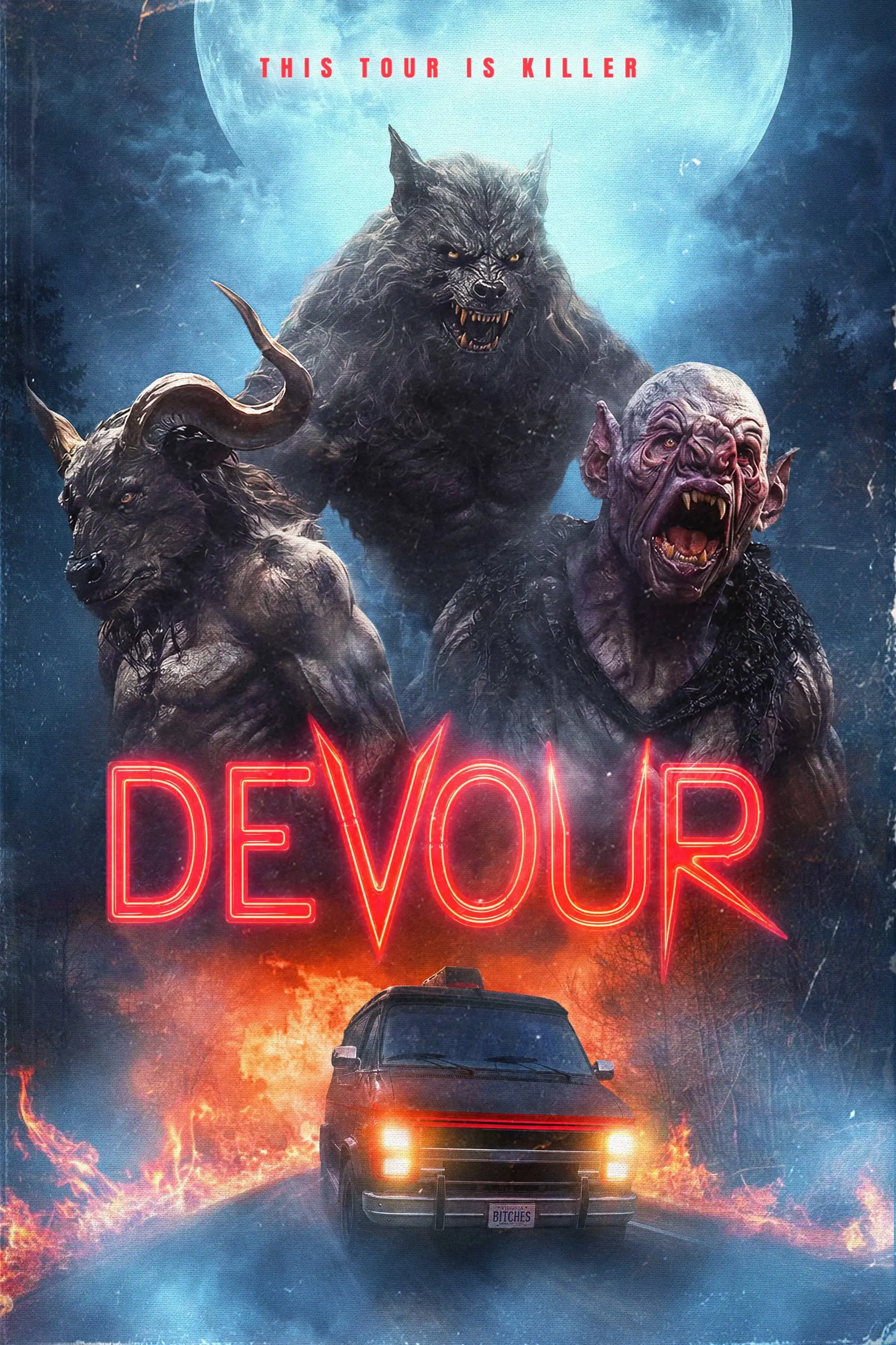 Bande-annonce de Devour (2026) : le metal face aux monstres 4 Scu00e8ne du film Devour