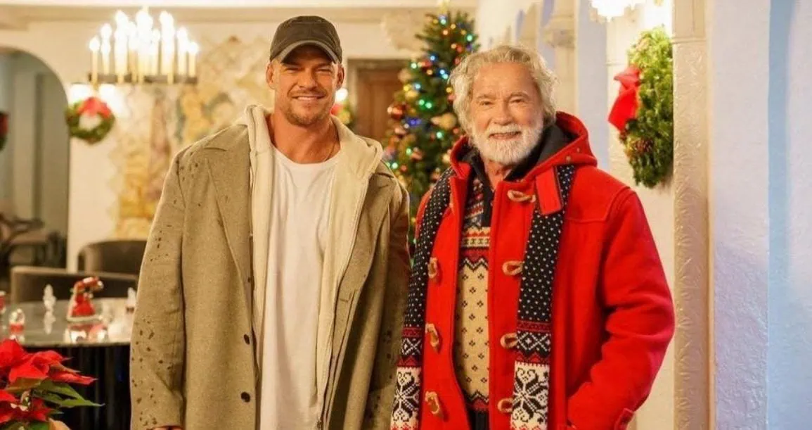 Bande annonce de L'Homme à la Hotte (The Man with the Bag) : Arnold Schwarzenegger et Alan Ritchson réunis pour Noël 1 Bande annonce de L’Homme à la Hotte (The Man with the Bag) : Arnold Schwarzenegger et Alan Ritchson réunis pour Noël