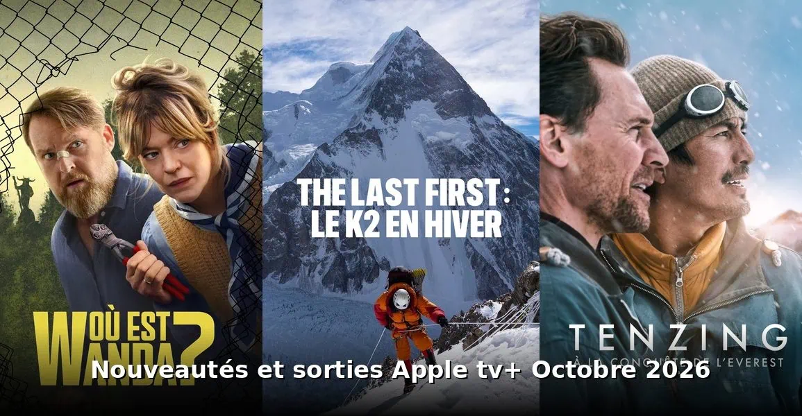 Nouveautés et sorties Apple TV+ octobre 2026 : tous les films et séries du mois 1 Nouveautés et sorties Apple TV+ octobre 2026 : tous les films et séries du mois