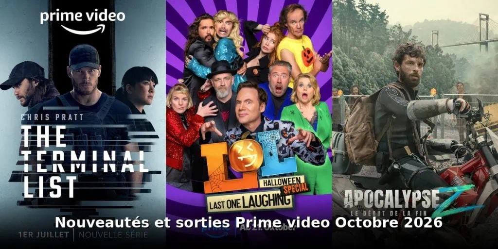 Nouveautes et sorties Prime Video octobre 2026