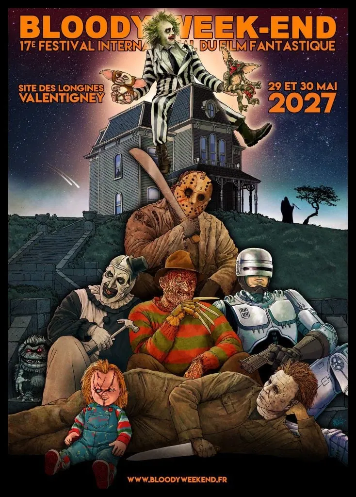 Bloody Week-end 2027 : l'affiche de la 17e édition 4 Bloody Week-end 2027 : l'affiche de la 17e édition