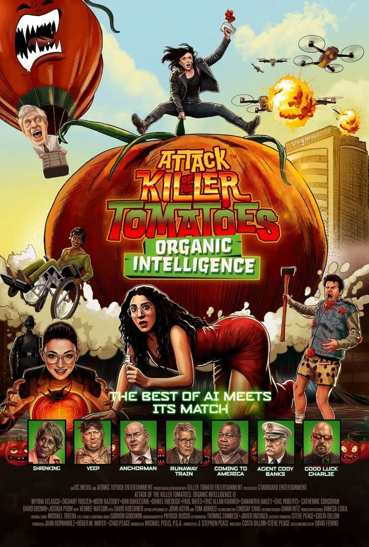 Bande annonce de Attack of the Killer Tomatoes: Organic Intelligence : le retour de la franchise culte 4 Scu00e8ne du film Attack of the Killer Tomatoes: Organic Intelligence