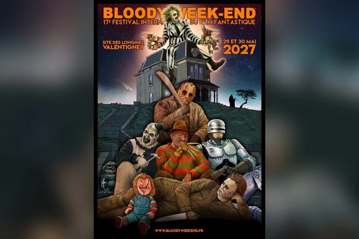Bloody Week-end 2027 : l'affiche de la 17e édition 1 Bloody Week-end 2027 : l’affiche de la 17e édition