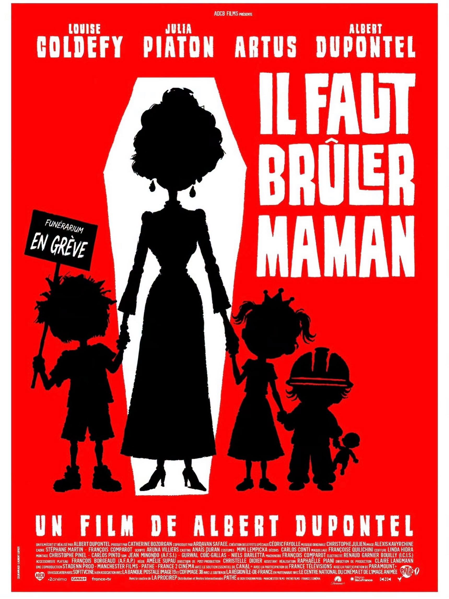 Bande annonce de Il faut brûler maman (2026) : Albert Dupontel orchestre des funérailles familiales 4 Scu00e8ne du film Il faut bru00fbler maman