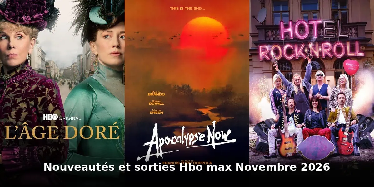 Nouveautés et sorties HBO Max novembre 2026 : tous les films et séries du mois 3 Nouveautés et sorties HBO Max novembre 2026